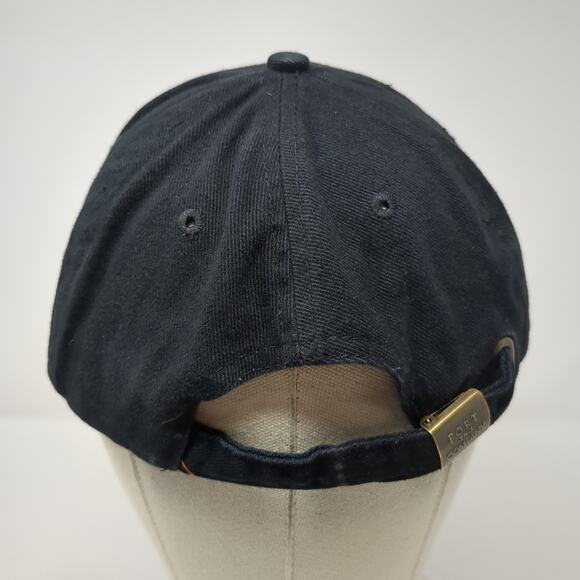 Port & Company Slideback Baseball Cap Black One Size Adjustable Vented Holes - Picture 6 of 9